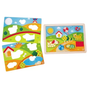 Sunny Valley Puzzle 3in1